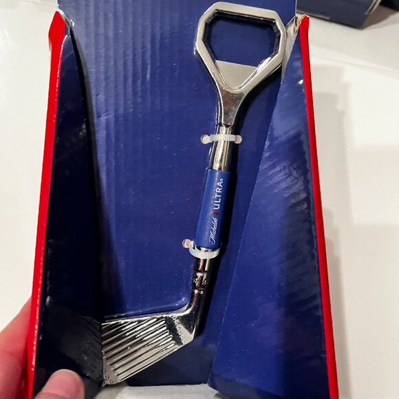 Golf‎ Club Bottle Openers by Michelob Ultra (Set of 2) Boxed - New  (mens/x) - Picture 6 of 8